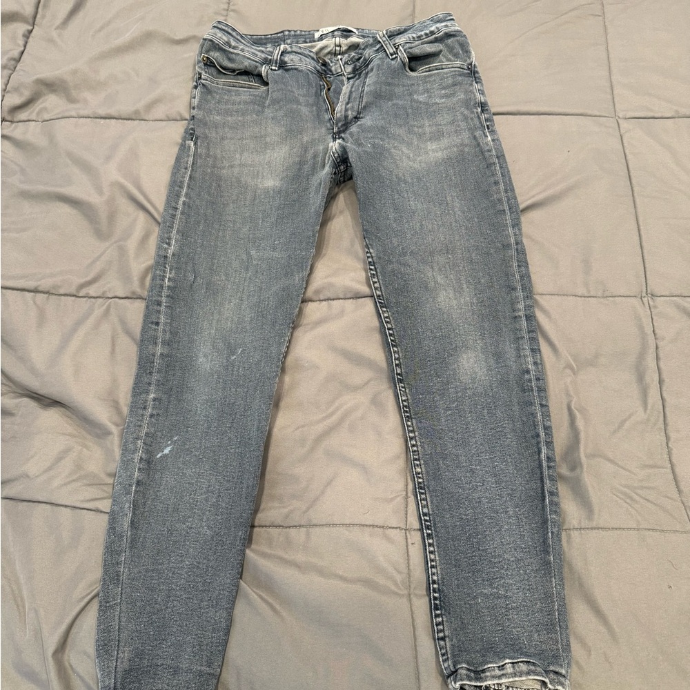 Stylish Gray Denim Jeans